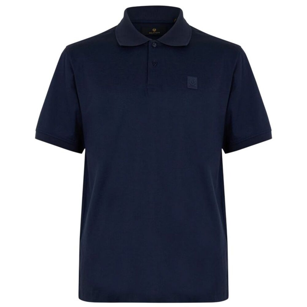 Belstaff Mens Steel Short-Sleeved Polo Shirt / Ink